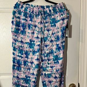 Donna Karan - Satin Jogger Style Pants